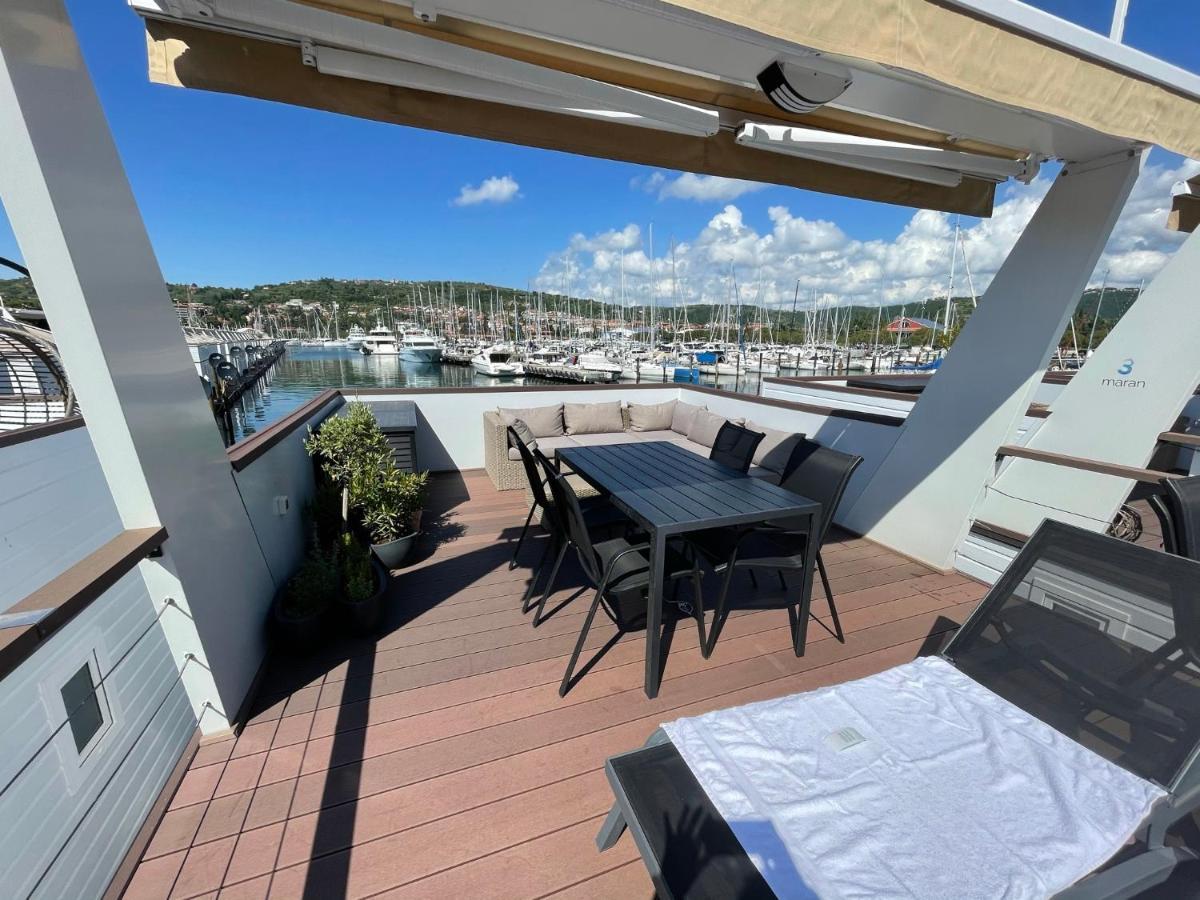 Floating Sea House Marea Leilighet Portorož Eksteriør bilde